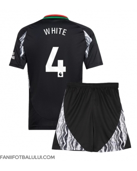 Arsenal Ben White #4 Echipament de Fotbal Replică 2024-25 Copii Deplasare (+ Șorturi)